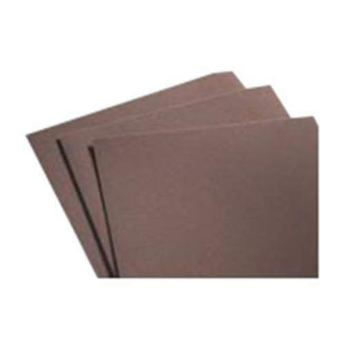 Norton® Metalite® 66261101862 K225 Coated Sanding Sheet, 11 in L x 9 in W, P50 Grit, Coarse Grade, Aluminum Oxide Abrasive, Cotton Backing